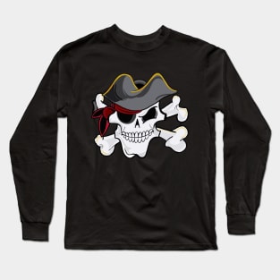 Pirate skull Long Sleeve T-Shirt